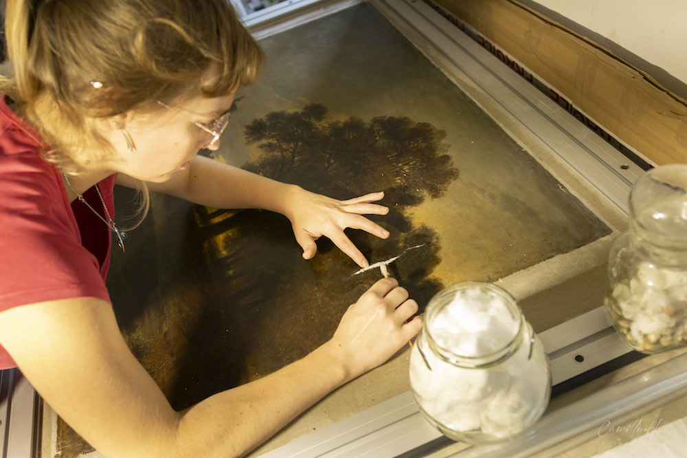 Atelier ronjon restaurateur de tableaux Montélimar, Viviers peinture