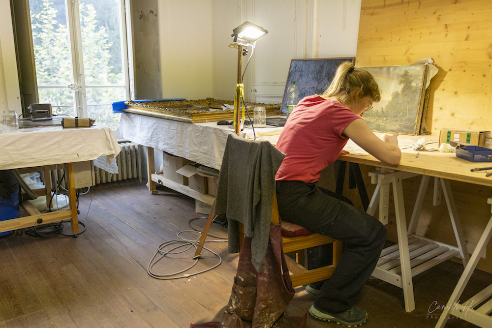 Atelier ronjon restaurateur de tableaux Montélimar, Viviers Tatianna